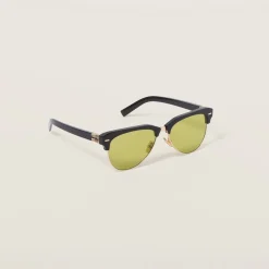 Acid Yellow Lenses Miu Miu Runway Sunglasses | Miu Miu