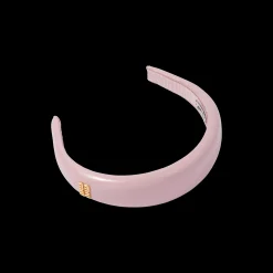 Alabaster Pink Patent Leather Headband | Miu Miu