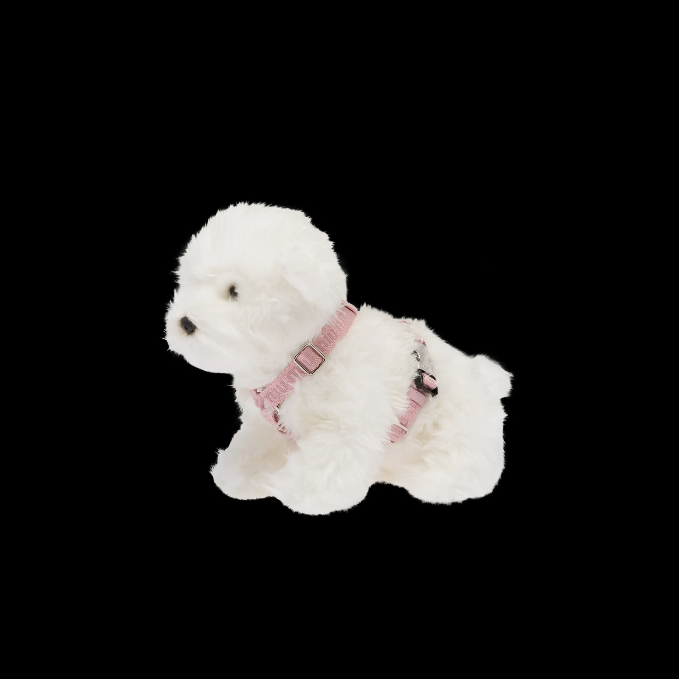 Alabaster Pink Woven Tape Dog Harness | Miu Miu