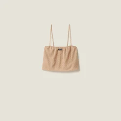 Albino White Cashmere And Silk Top | Miu Miu