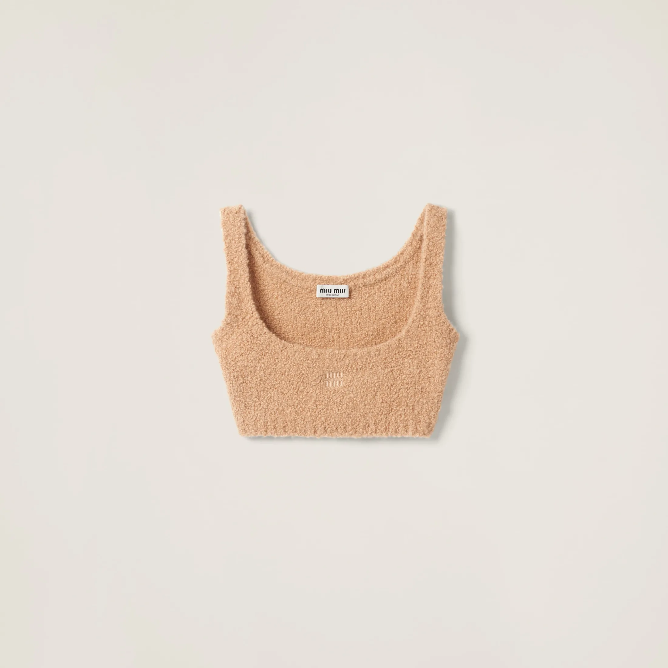 Albino White Cashmere And Silk Top | Miu Miu
