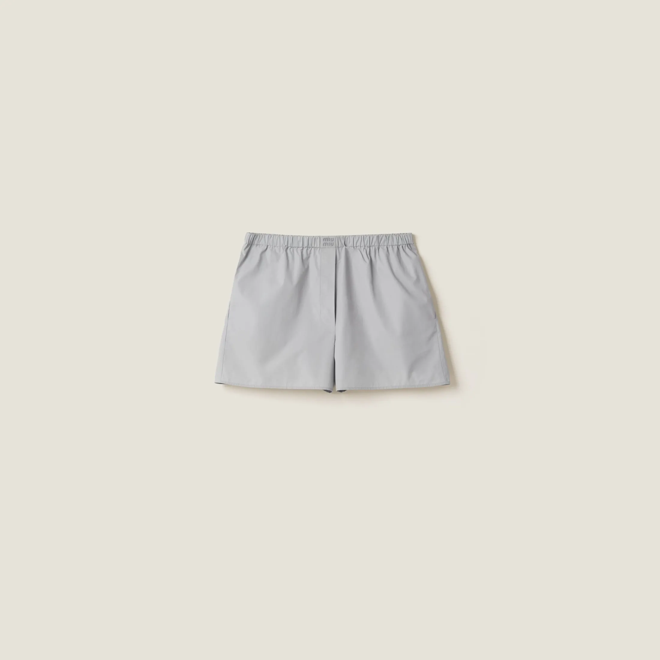 Aluminum Poplin Boxers | Miu Miu