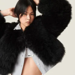Aluminum Poplin Shirt | Miu Miu