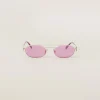 Amaranth Lenses Miu Miu Logo Sunglasses | Miu Miu