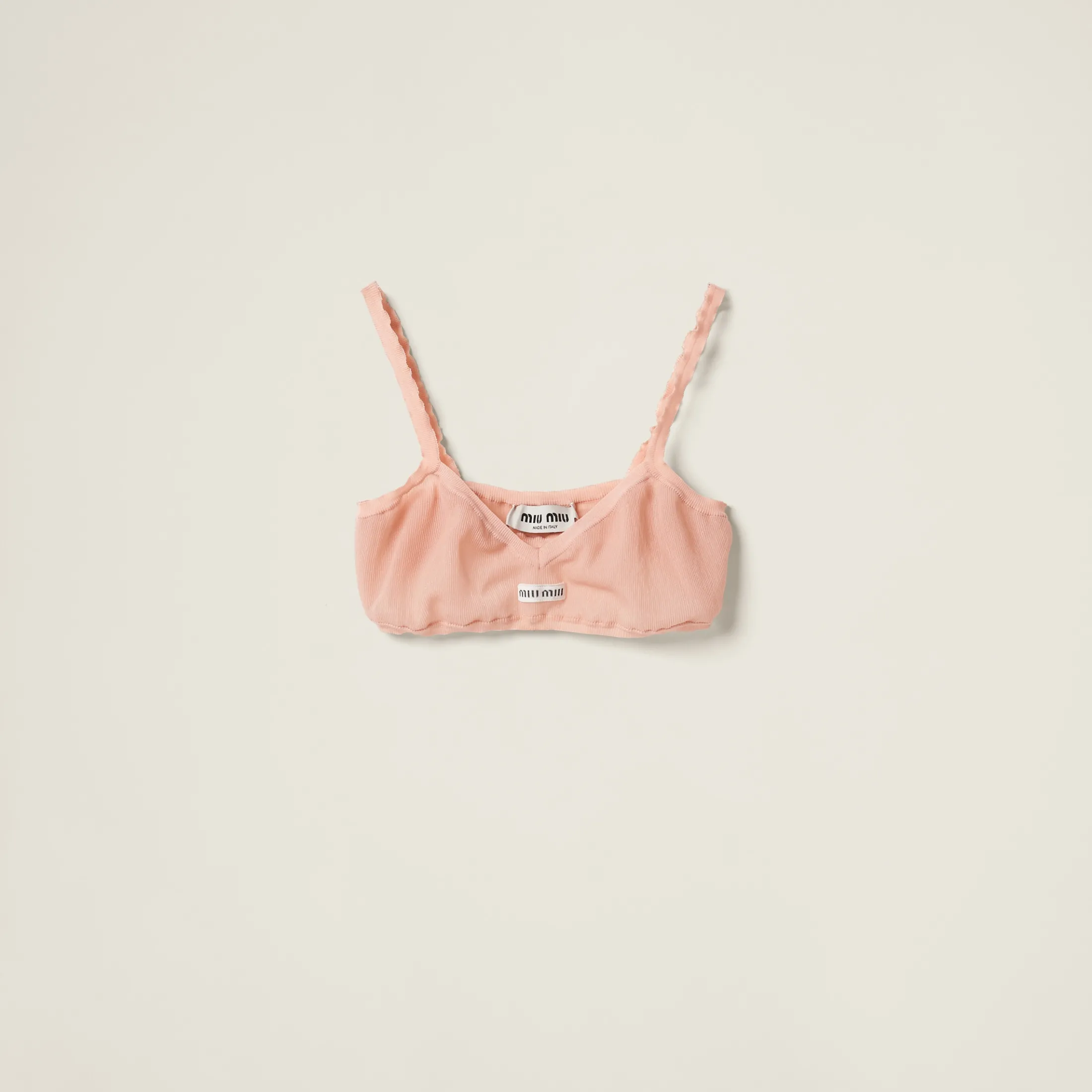 Apricot Nylon Bra | Miu Miu