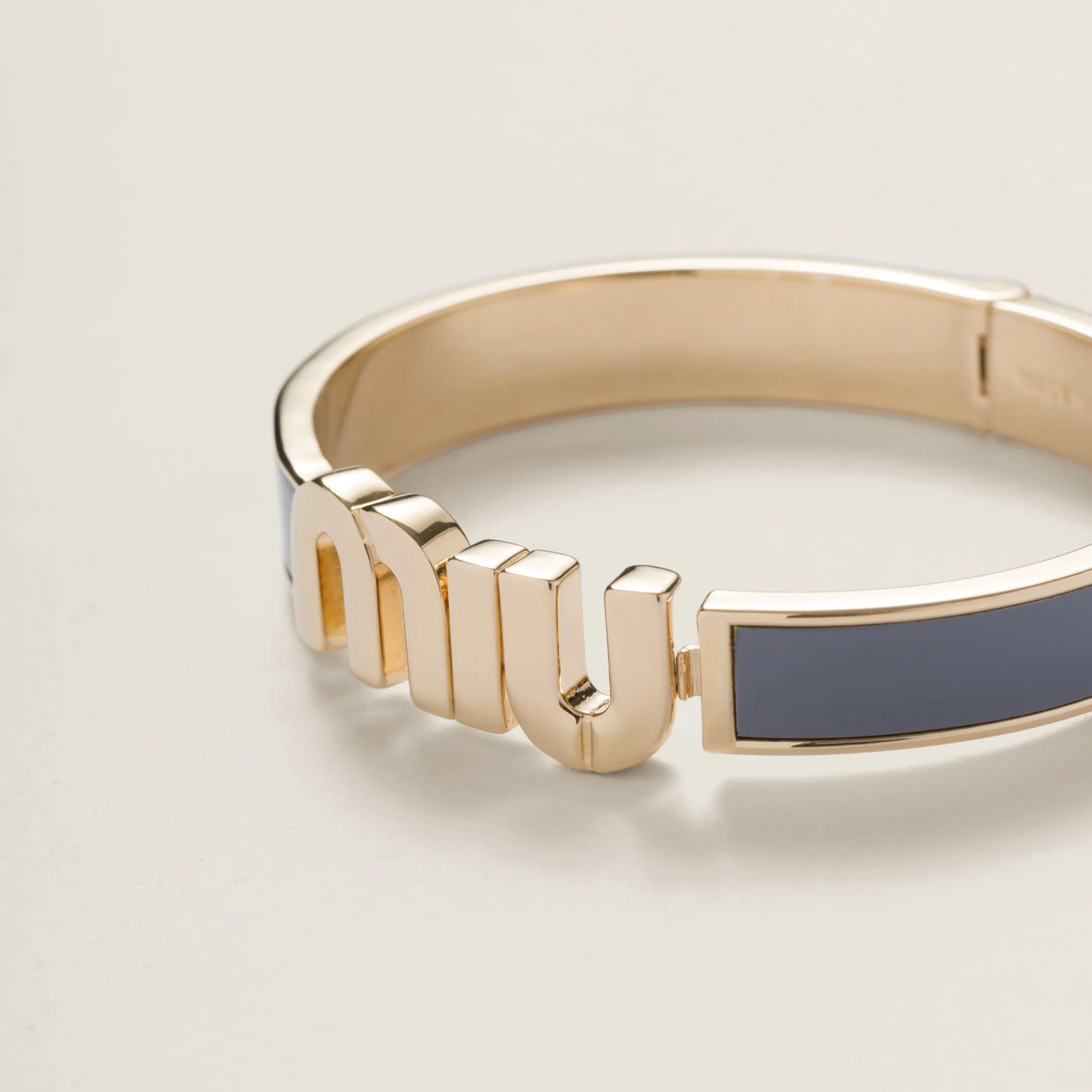 Astral Blue Enameled Metal Bracelet | Miu Miu