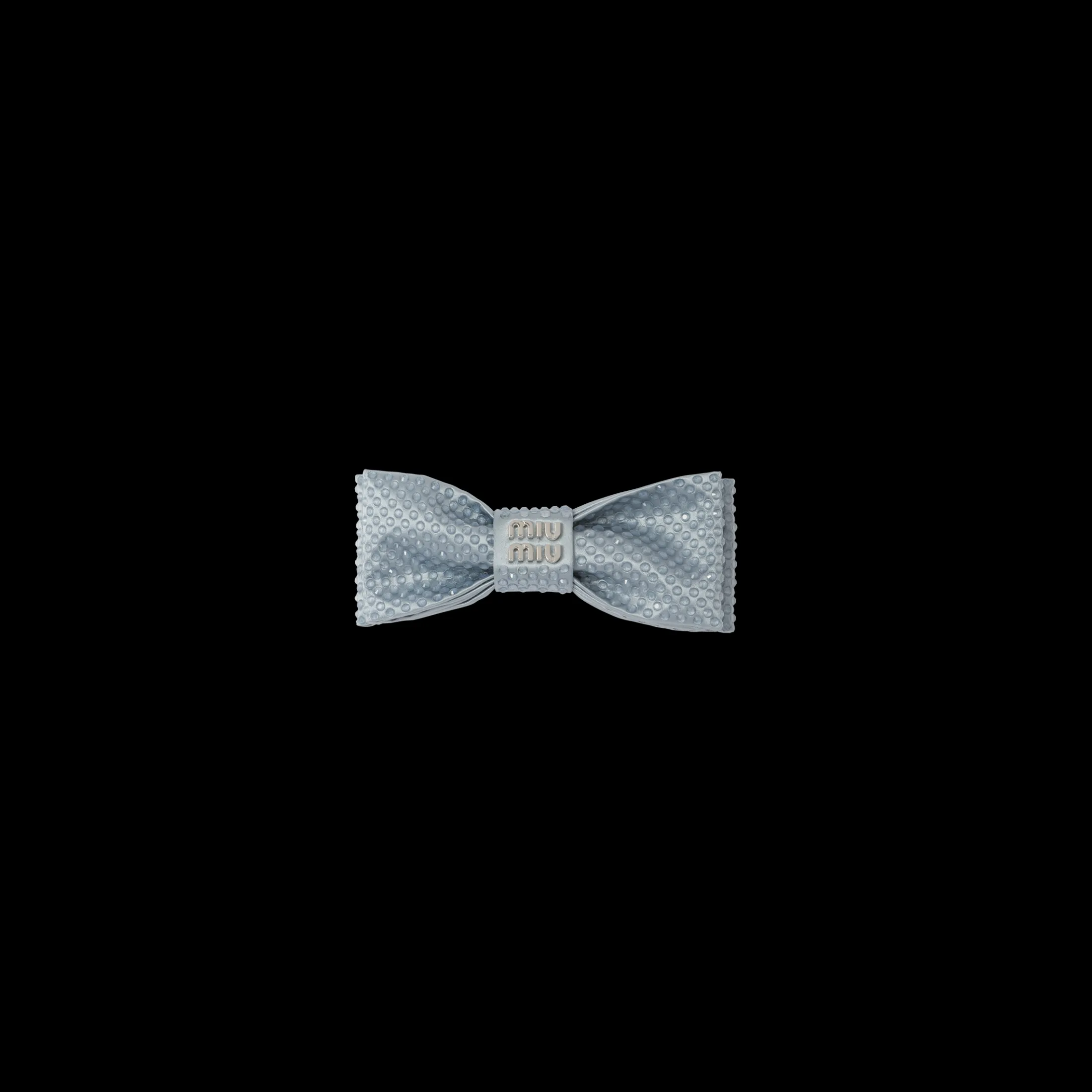 Astro Satin And Crystal Hair Clip | Miu Miu