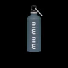 Baltic Blue/white Stainless Steel Water Bottle, 500 Ml | Miu Miu