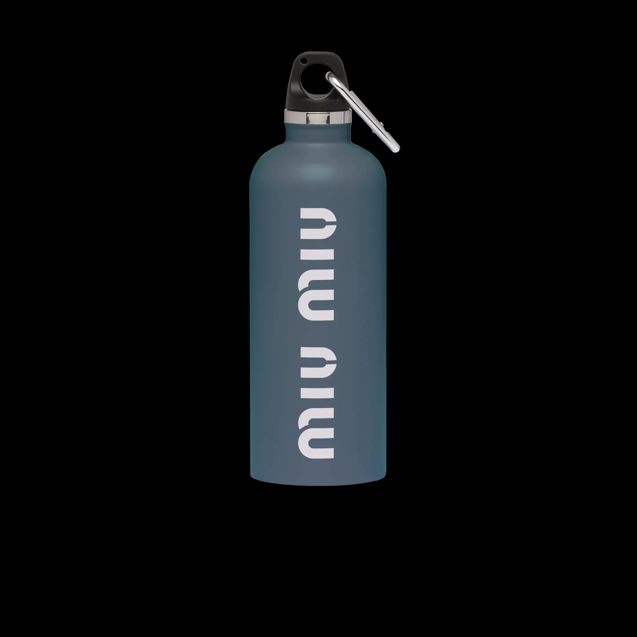 Baltic Blue/white Stainless Steel Water Bottle, 500 Ml | Miu Miu