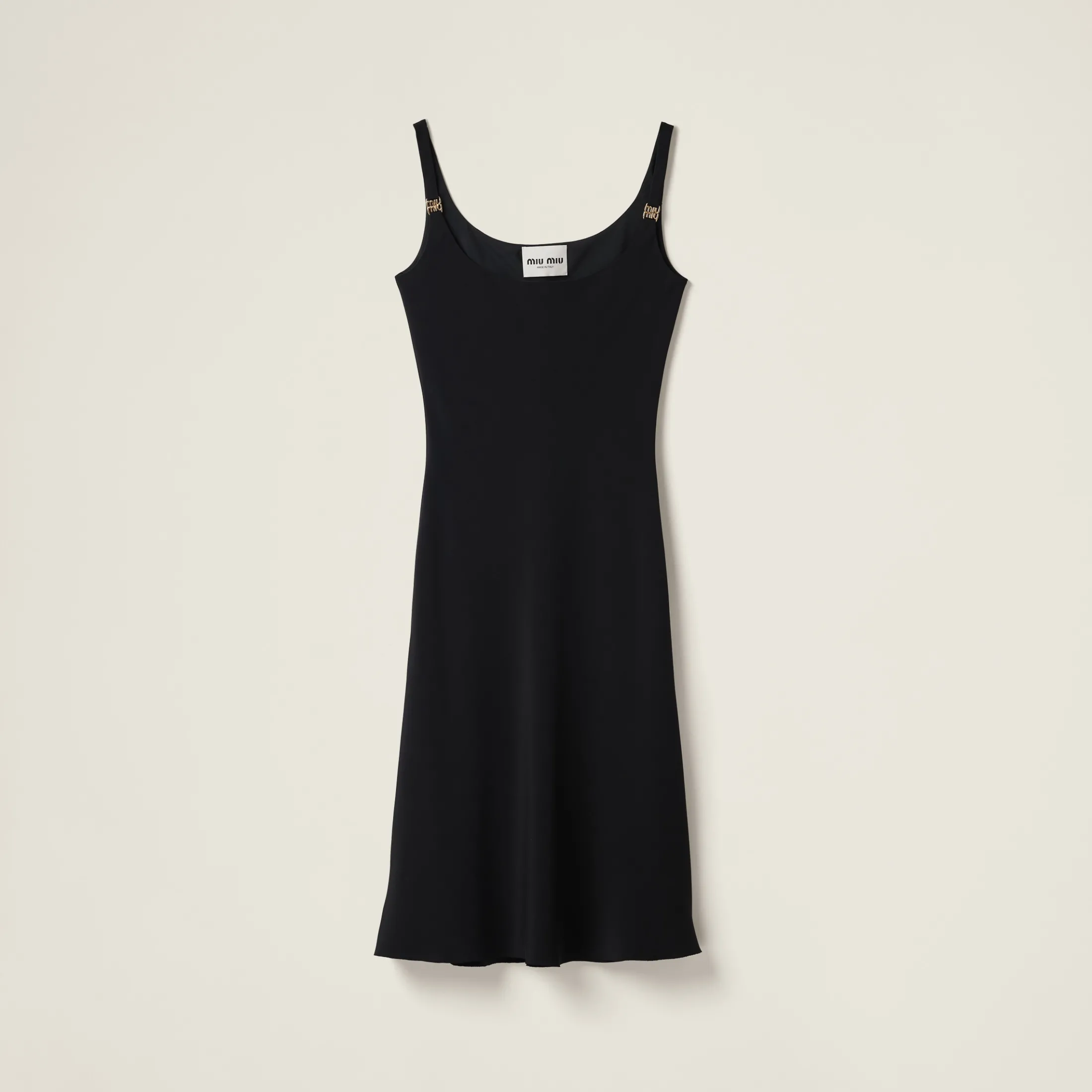Black Cady Dress | Miu Miu