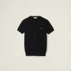 Black Cashmere Sweater | Miu Miu