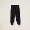 Black Cotton Joggers | Miu Miu