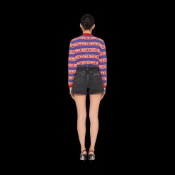 Black Denim Shorts | Miu Miu