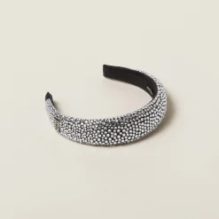 Black Duchess Headband | Miu Miu