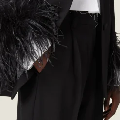 Black Grain De Poudre Pants | Miu Miu