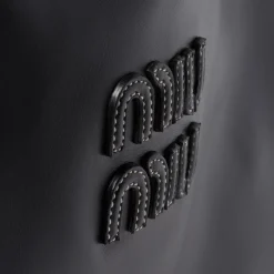 Black Ivy Leather Bag | Miu Miu