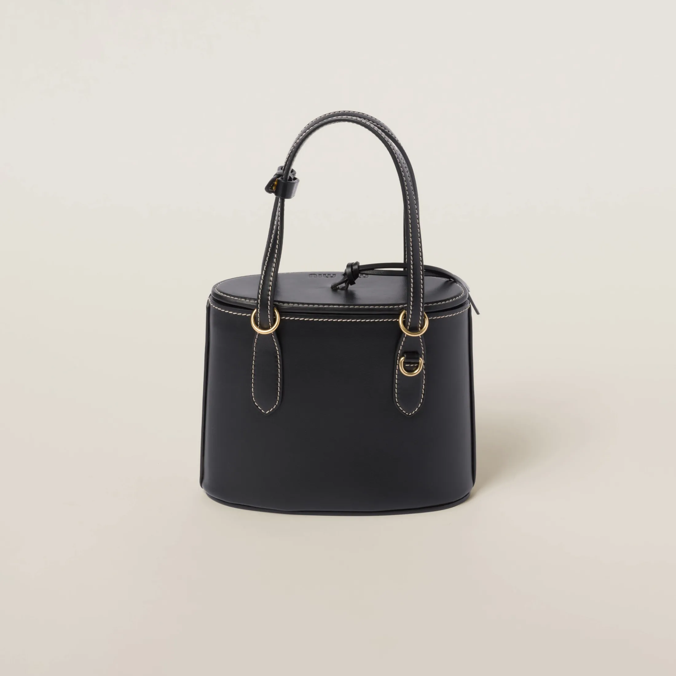 Black Leather Handbag | Miu Miu