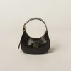 Black Leather Hobo Bag | Miu Miu