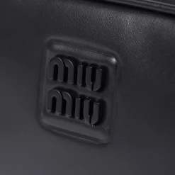 Black Leather Pouch | Miu Miu