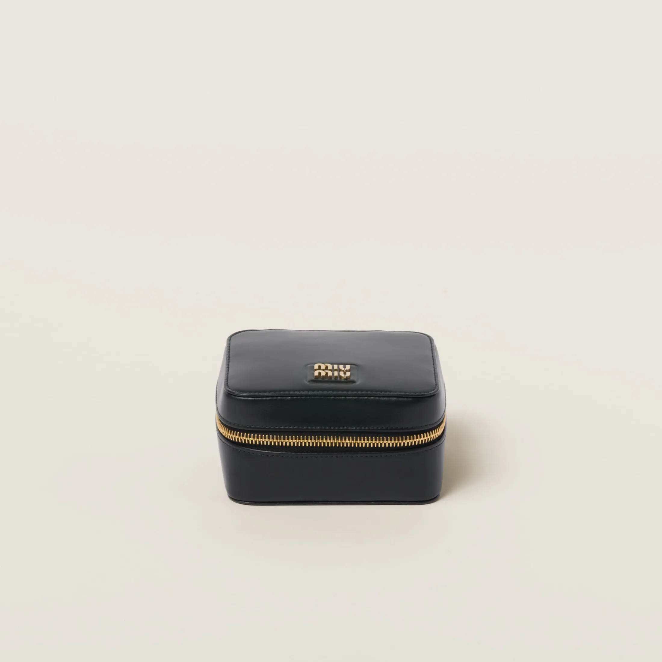 Black Luggage Accessories With Leather Case | Miu Miu