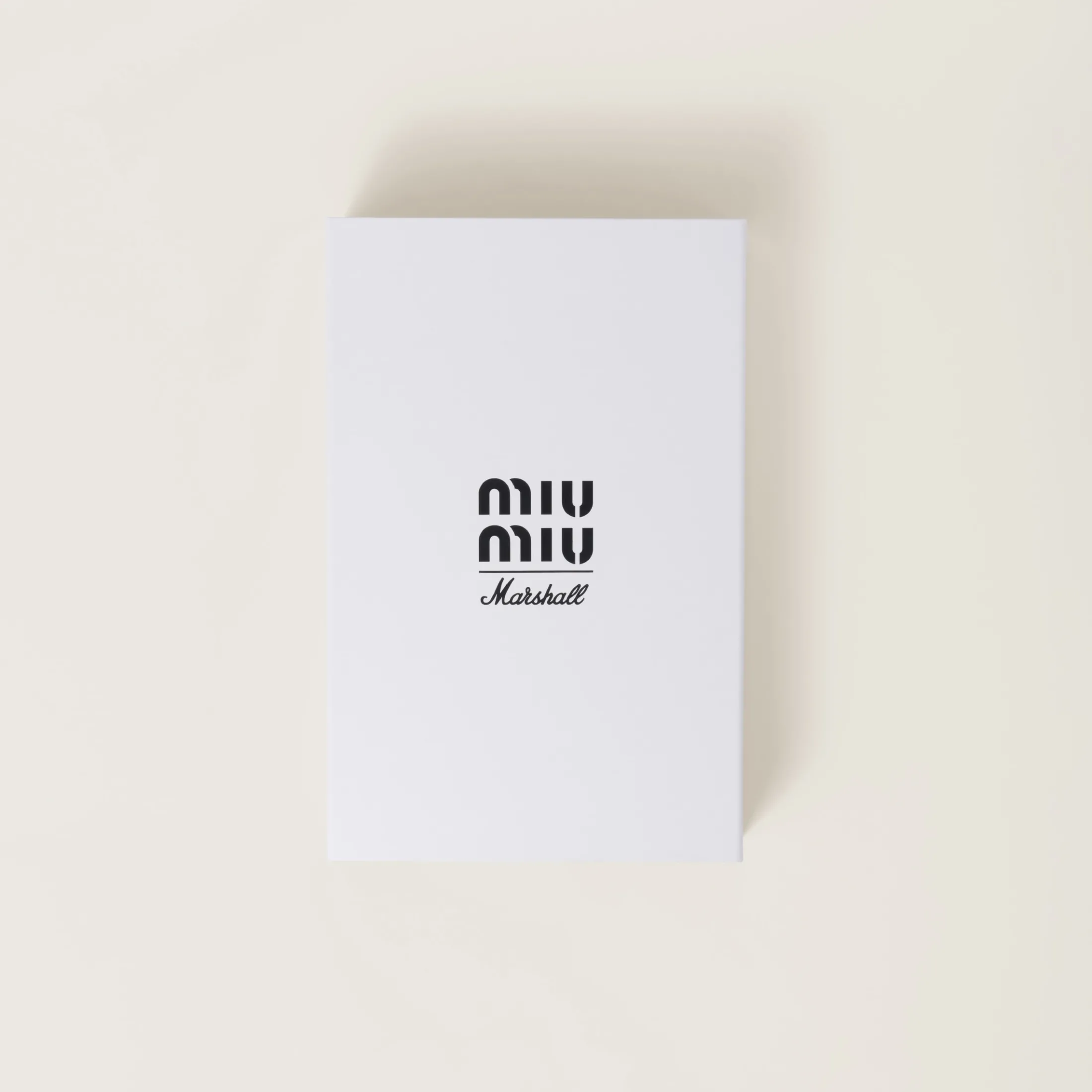Black Marshall X Miu Miu Headphones With Leather Case | Miu Miu
