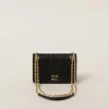 Black Matelassé Nappa Leather Mini-bag | Miu Miu