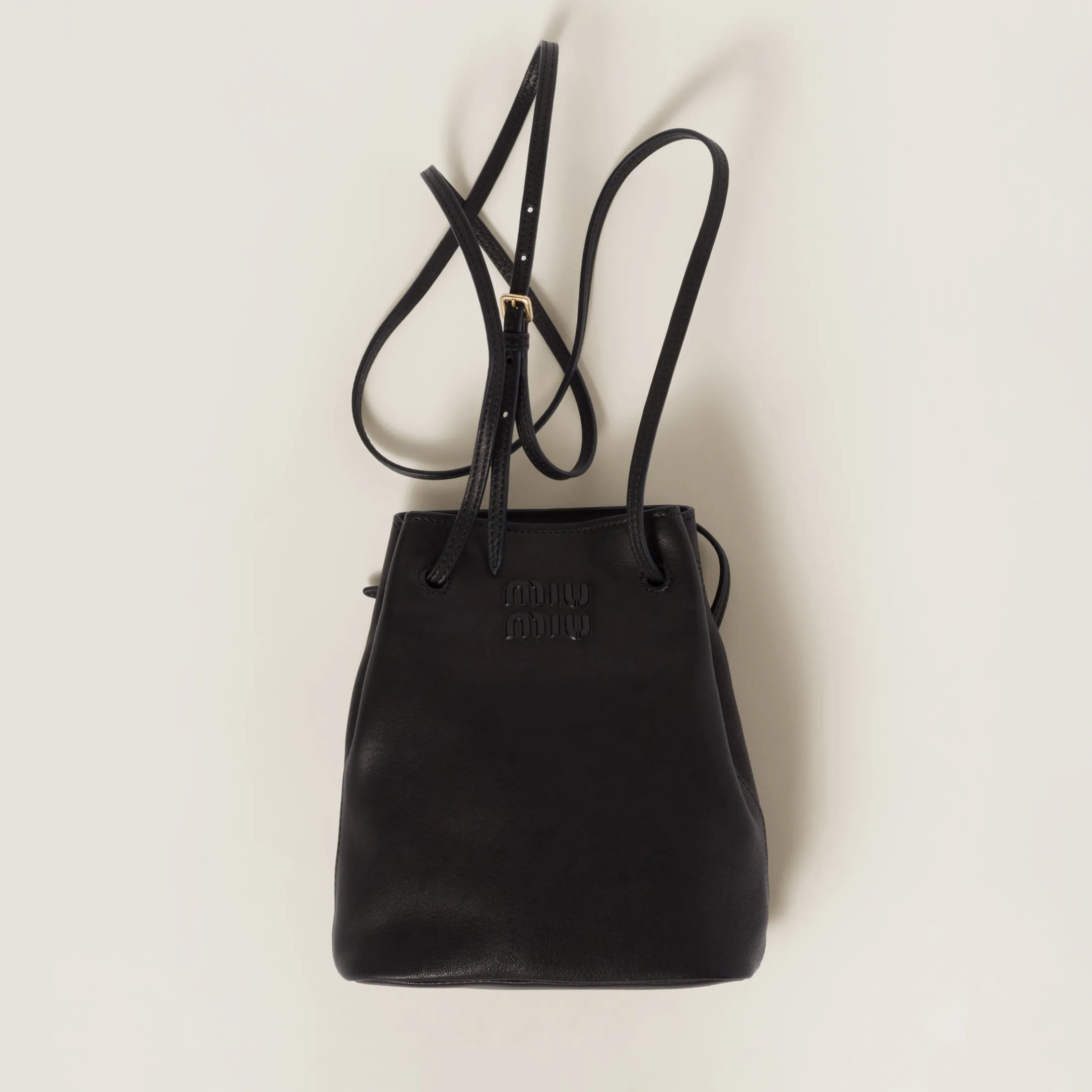 Black Nappa Leather Mini-bag | Miu Miu