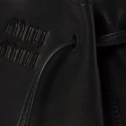 Black Nappa Leather Mini-bag | Miu Miu