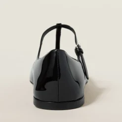 Black Patent Leather Ballerinas | Miu Miu