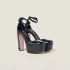 Black Patent Leather Platform Pumps | Miu Miu