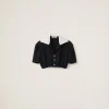 Black Sablé Shirt | Miu Miu