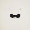 Black Satin Bra | Miu Miu