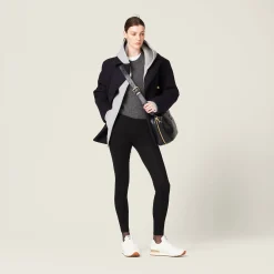Black Silk Jersey Pants | Miu Miu