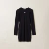 Black Stretch Jersey Mini-dress | Miu Miu