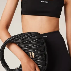 Black Stretch Jersey Skirt | Miu Miu