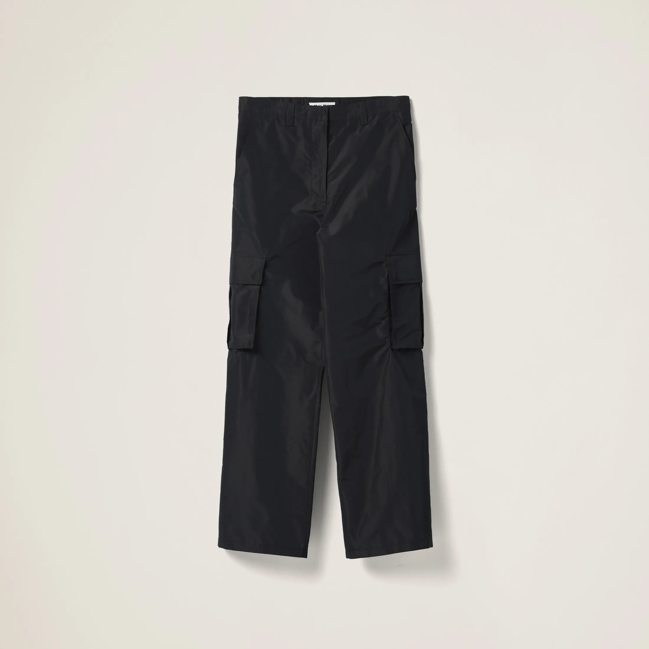 Black Technical Fabric Pants | Miu Miu