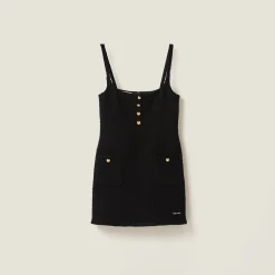 Black Tweed Dress | Miu Miu