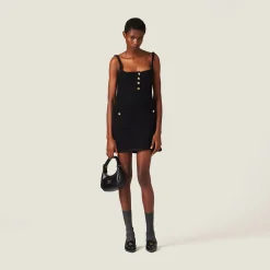 Black Tweed Dress | Miu Miu