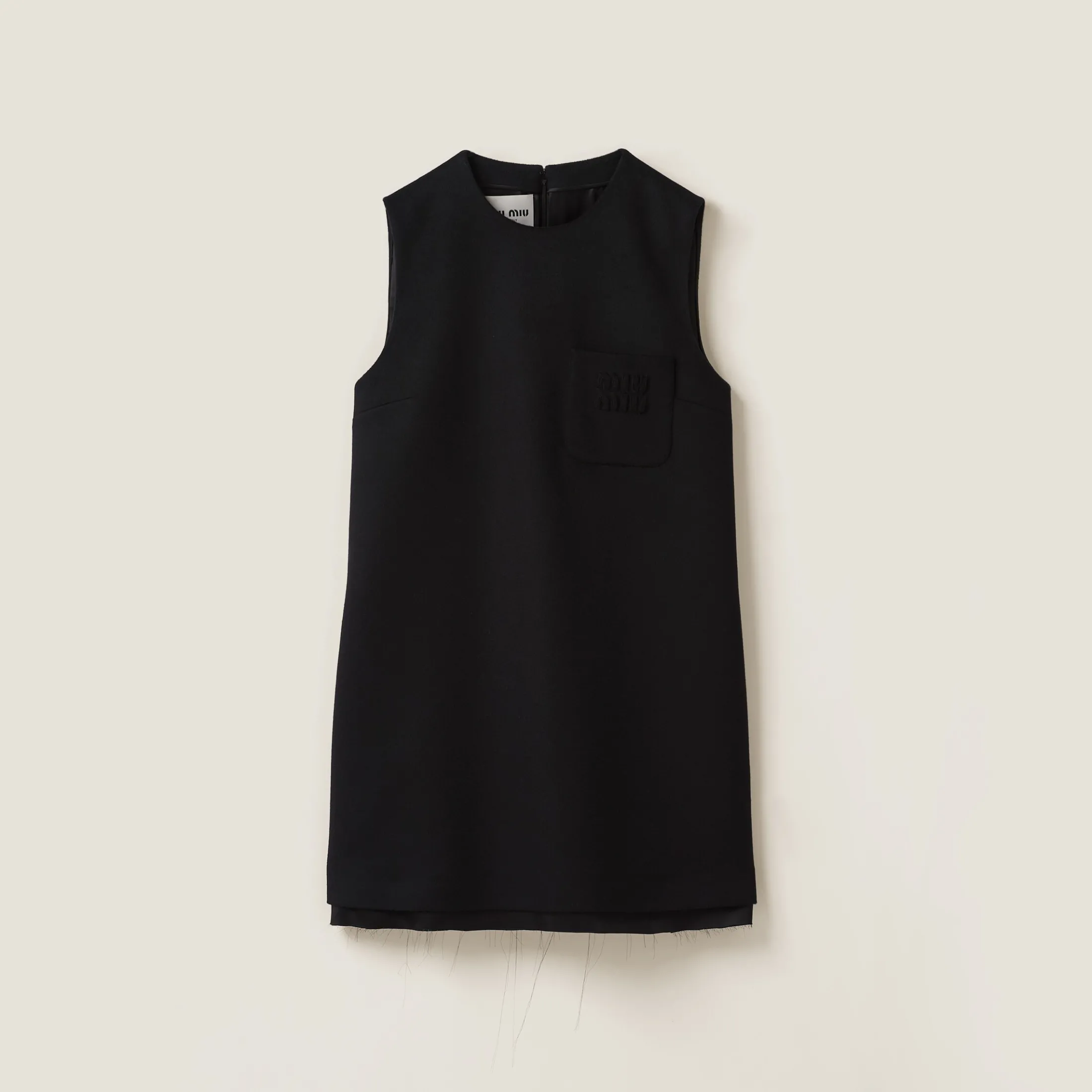 Black Velour Mini-dress | Miu Miu