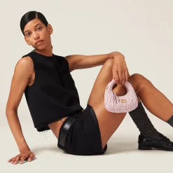 Black Velour Top | Miu Miu