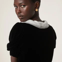 Black Velvet Minidress | Miu Miu