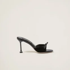 Black Velvet Sandals | Miu Miu