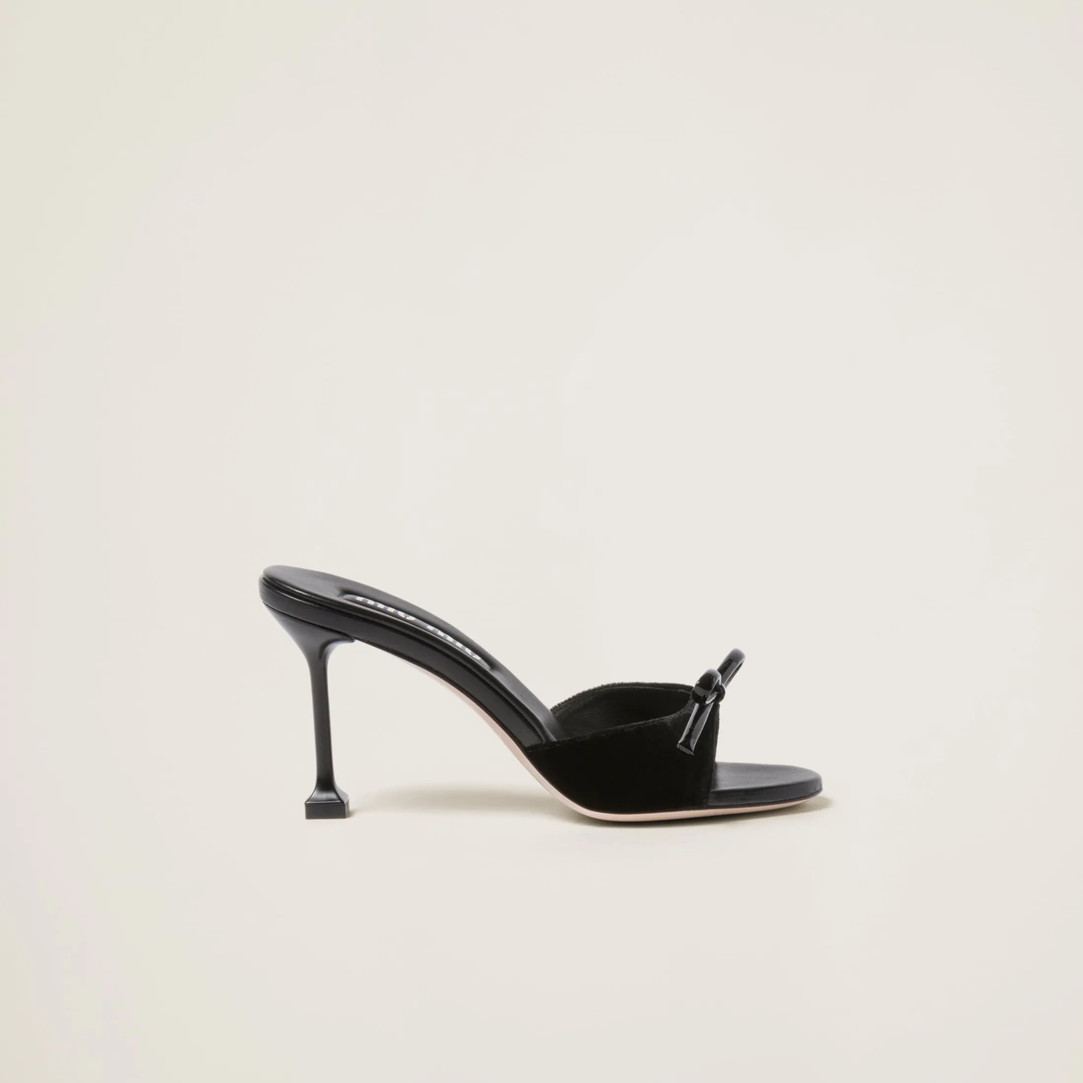 Black Velvet Sandals | Miu Miu