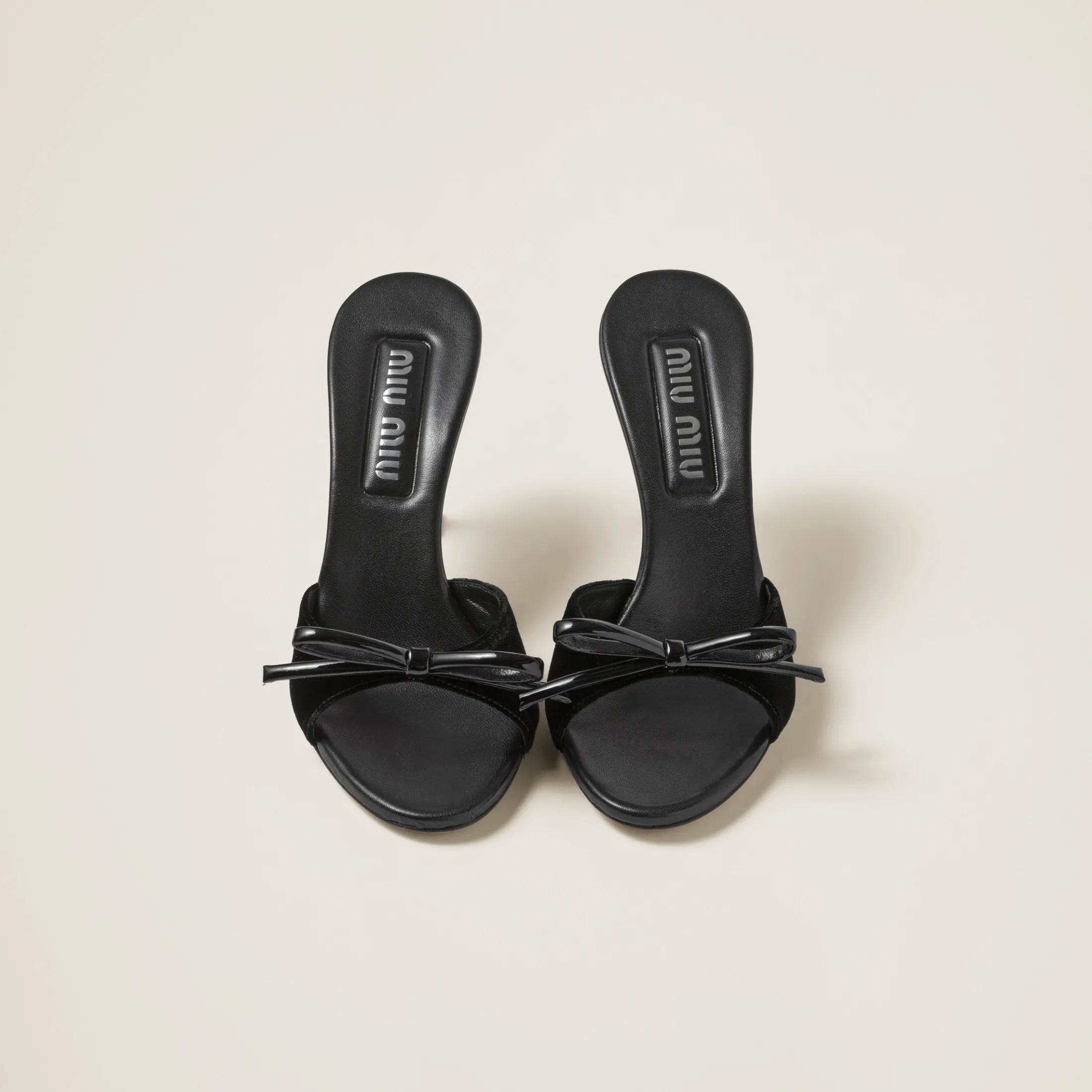 Black Velvet Sandals | Miu Miu