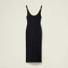 Black Viscose Dress | Miu Miu