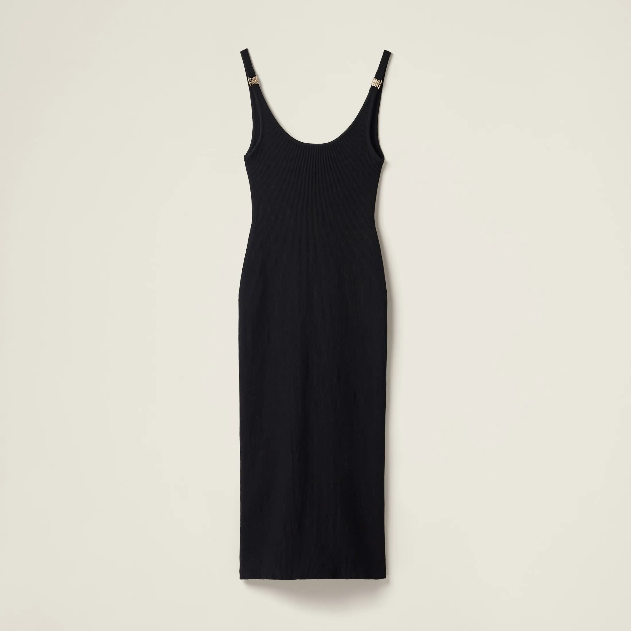Black Viscose Dress | Miu Miu