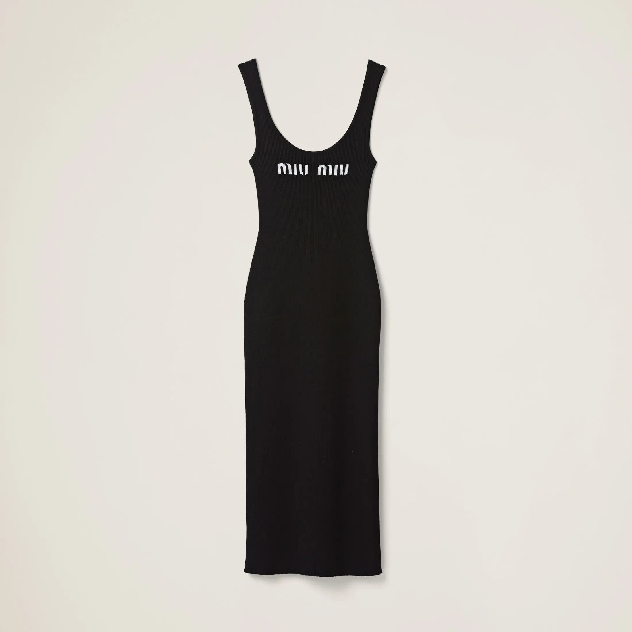 Black Viscose Dress | Miu Miu