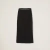Black Viscose Skirt | Miu Miu