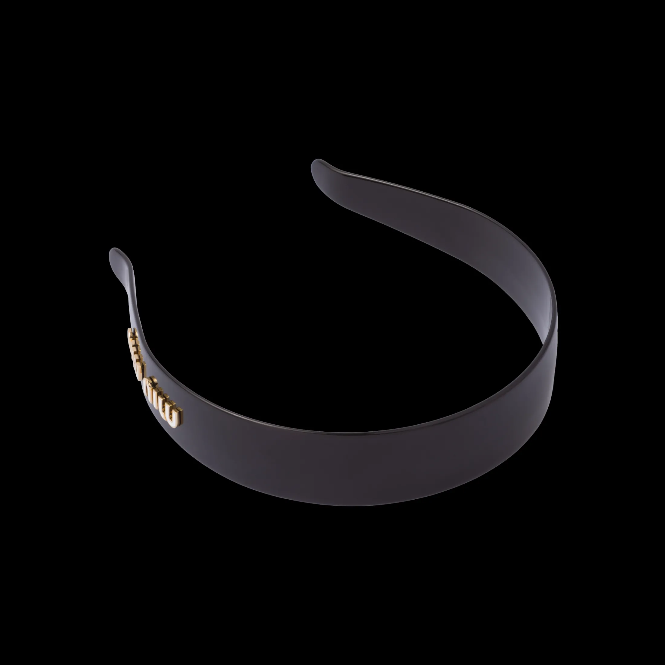 Black/white Plexiglas Headband | Miu Miu