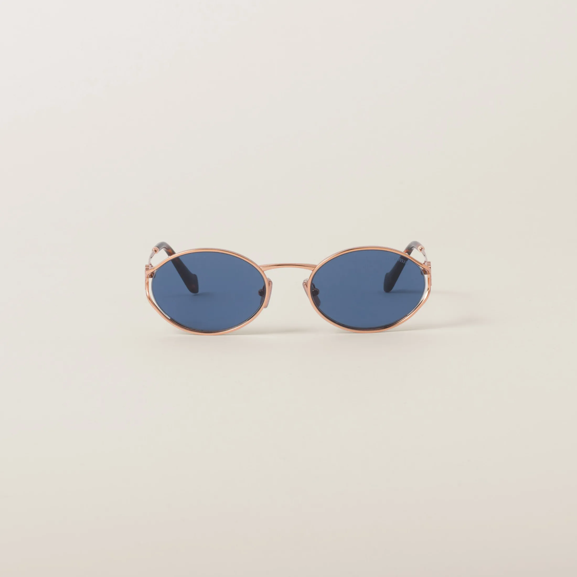 Blue Lenses Miu Miu Logo Sunglasses | Miu Miu